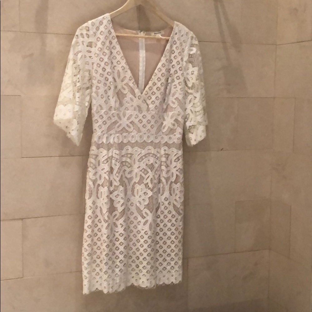 White lace dress